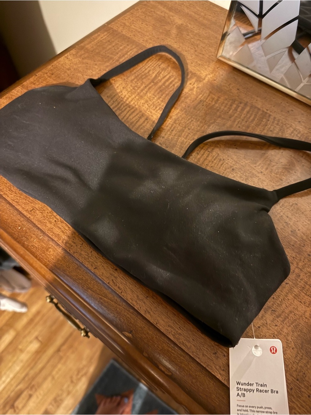 lululemon athletica Strappy Racer Bra - Black - Picture 2 of 5